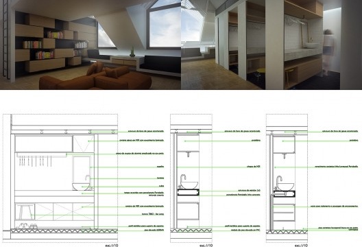 Vila Flores, prancha do trabalho do aluno Jefferson Scapineli, 2015/2