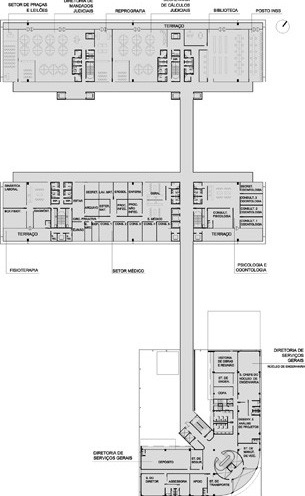 Planta do primeiro pavimento