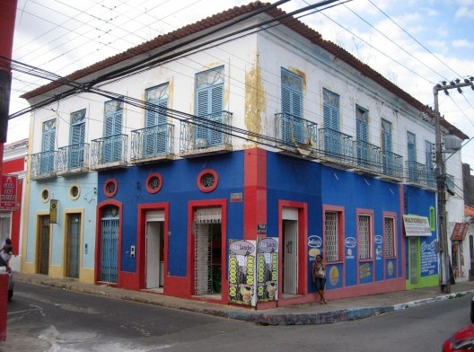 Vista geral atual da fachada do casarão