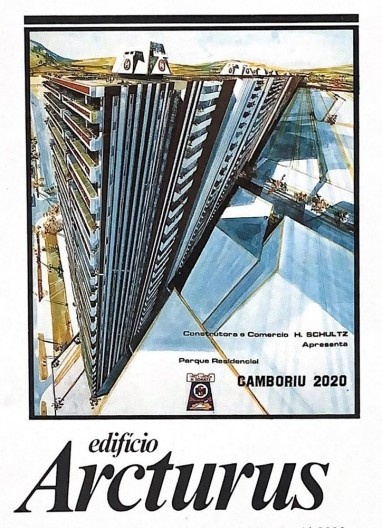 Panfleto propagandeando empreendimento imobiliário em fins da década de 1970