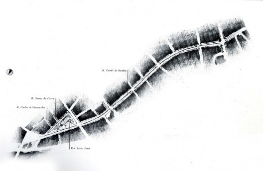 Desenho Ilustrativo do Projeto Rio Cidade Tijuca, 1996