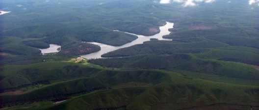 Campus Lagoa do Piau, vista aérea A, Caratinga MG. Arquiteto Sylvio Emrich de Podestá, 2006