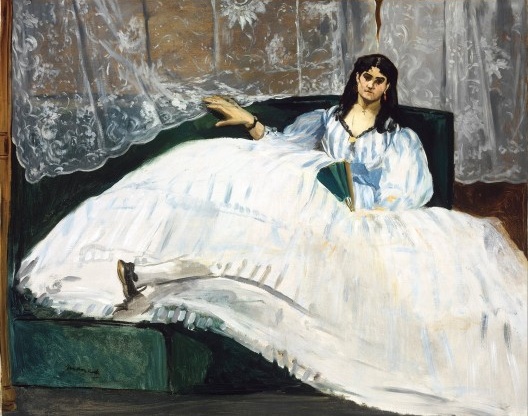 Edouard Manet, Mulher com leque, 1862, óleo sobre tela, 90cm x 113cm