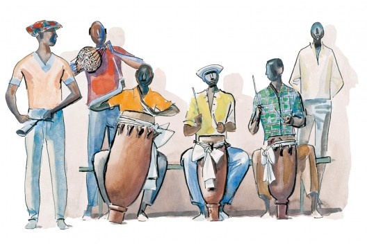 Alabês, obra de Carybé