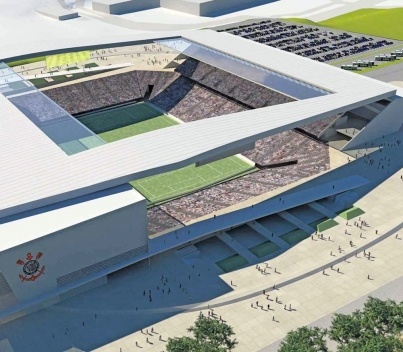 Arena do Corinthians em Itaquera, São Paulo. Arquiteto Aníbal Coutinho