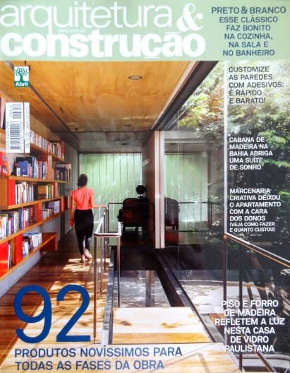 Capa de Arquitetura & construção, abril de 2013