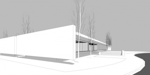 Aulário 3 (unidade de Alicante), vista externa, San Vicente del Raspeig, Alicante, Espanha, 2000. Arquiteto Javier Garcia-Solera