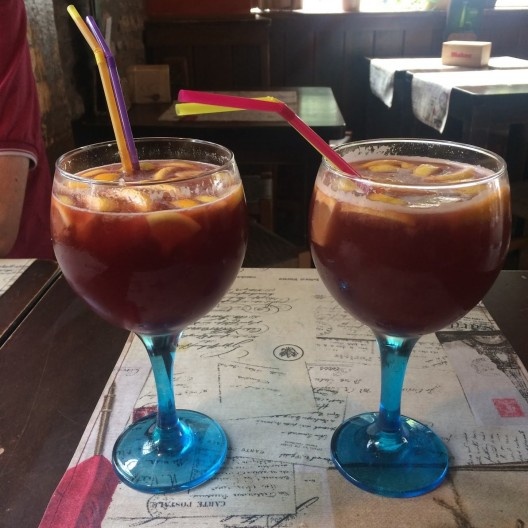 Nossa última sangria! Gracias e hasta la vista