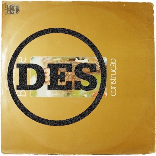 Disco carimbado, fotomontagem