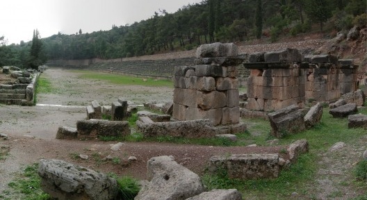 Antigo Estádio de Delphi, Grécia, em 2006