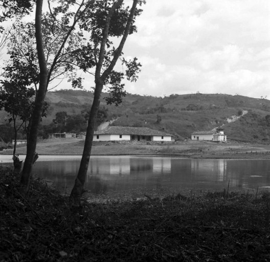 Sítio Santo Antônio, visão geral, depois da segunda intervenção, foto dos anos de 1960