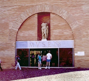 Museu de Arte Romana, Mérida. Entrada