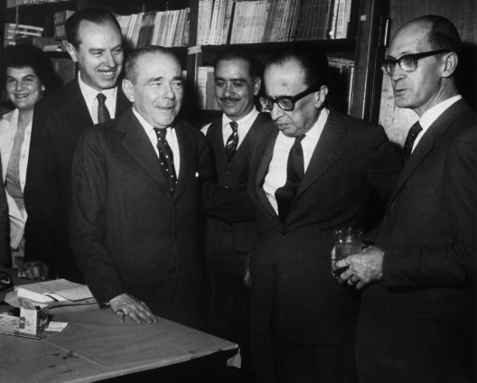 José de Barros Martins, Guilherme de Almeida, Carlos Ribeiro, Manuel Bandeira e Carlos Drummond de Andrade, 24 out. 1929