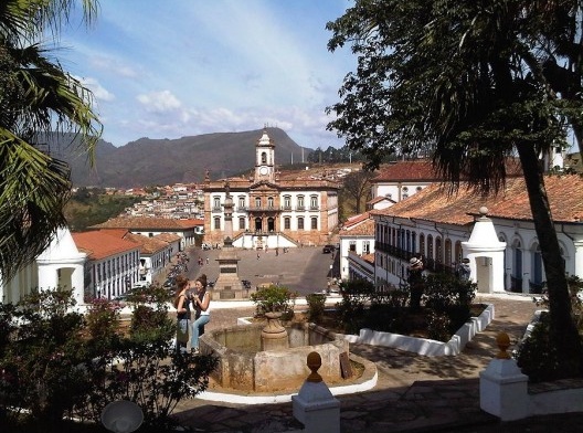 Museu da Inconfidência visto do Museu de Mineralogia, Ouro Preto MG