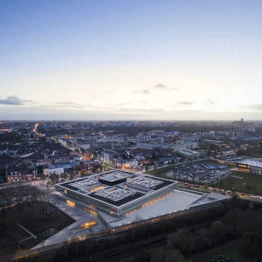 Câmara de Comércio e Artesanato de Hauts-de-France, Lille, França, 2019. Escritórios Kaan Architecten e Pranlas-Descours Architect & Associates