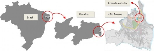 Cidade de João Pessoa e a sua localização regional