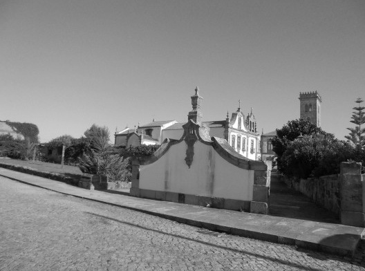 fig 13. Vista das fachadas Norte e Poente do Convento de Nossa Senhora dos Anjos