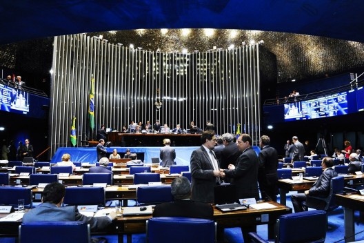 Plenário do Senado Federal, Brasília. Arquiteto Oscar Niemeyer