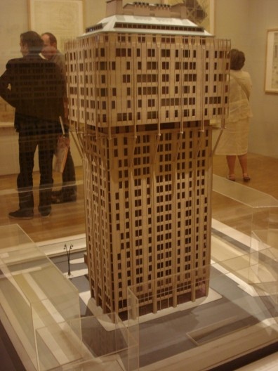 Torre Velasca Milão, exposição no Centro Pompidou, Paris, julho 2012