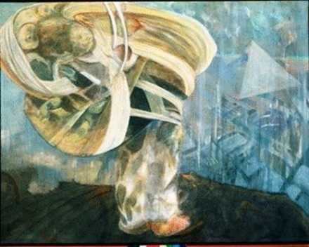 Fernando Robles, Pepenador del siglo XXI. Acrílico y óleo sobre tela, 200x150 cm, 2004