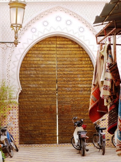 Portão na Medina de Marrakech