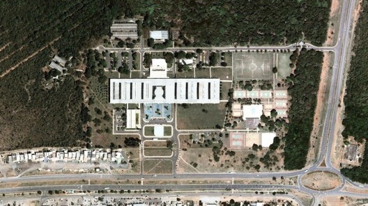 Escola Superior de Administração Fazendária – ESAF, localização (em vermelho), Brasília DF