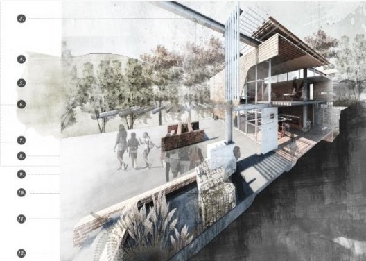 Imagem de projeto de intervenção na estação de tratamento de água de Daspoort, feito pelo aluno Matthew David Pace, sob supervisão do Prof Arthur Barker