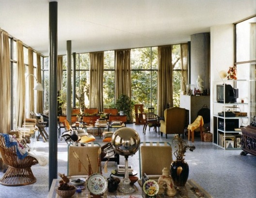 Casa de Vidro, São Paulo, Brasil, 1949-1952, arquiteta Lina Bo Bardi