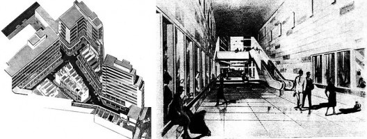 Centro Comercial, acesso rua José Paulino, Bom Retiro, São Paulo. Arquiteto Lucjan Korngold