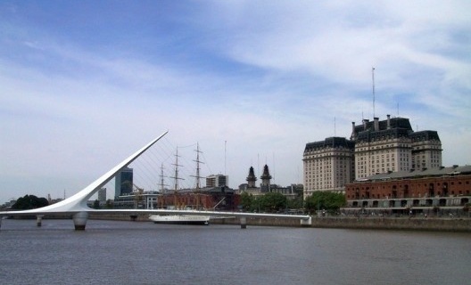 Ponte da Mulher, Porto Madero, Buenos Aires, Argentina. Arquiteto Santiago Calatrava