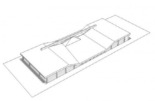 Concurso Pavilhão do Brasil na Expo Sevilha, 1992, diagramas volumétricos. Arquitetos Paulo Henrique Paranhos e equipe, DF