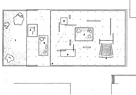 Planta do Museu para uma Cidade Pequena. Mies Van der Rohe, 1940-1943