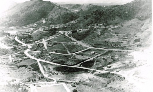 Perspectiva de Águas de Lindóia, em meados da década de 1950