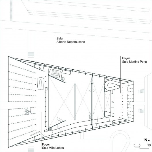 Planta baixa no nível +0.05
