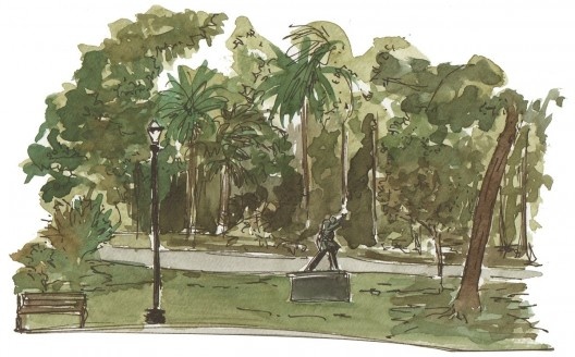 Parque Buenos Aires, Avenida Angélica, altura do 1520