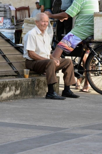 Apropriação do espaço para descanso
