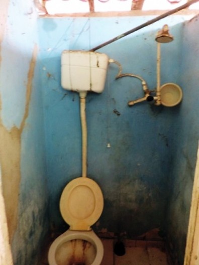 Exemplar da precariedade das instalações hidráulicas nas HCPAs estudadas