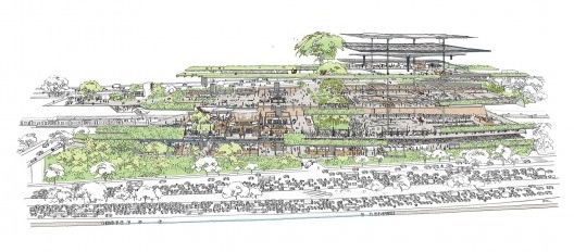 Desenho do Centro Cultural São Paulo