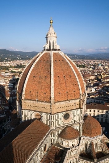 Domo da Catedral de Santa Maria del Fiore, Florença, 1436. Arquiteto Filippo Brunelleschi