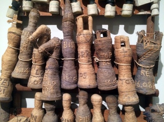 Partida de Xadrez com Rosângela, detalhe, obra de Arthur Bispo do Rosário