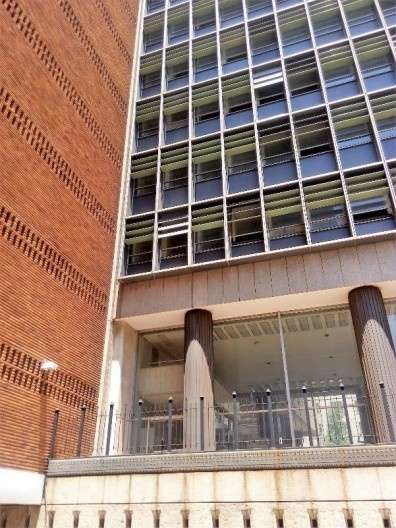 Edifício TPA, Pretoria, 1955-1963, projeto de Meiring & Naudé em associação com Moerdyk & Watson