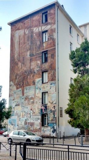 Museu Urbano Tony Garnier, mural Os anos 1900, Lyon, França