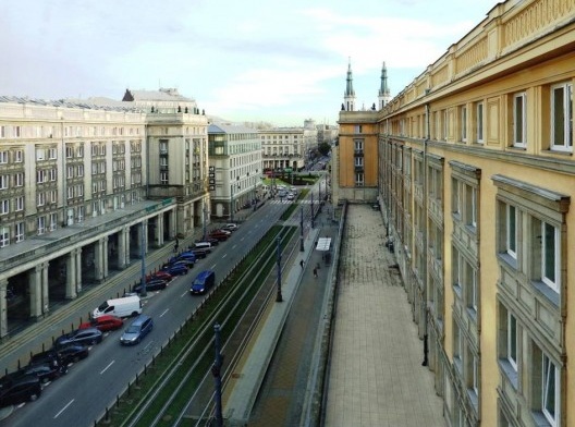 Parte comunista da cidade, vista da janela do hotel onde ficou a autora
