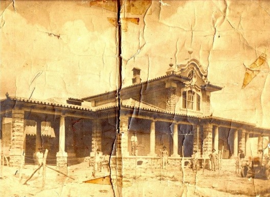 Palacete da Família Barsotini em construção, em 1929