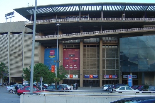 Vista do estádio Camp Nou, Barcelona