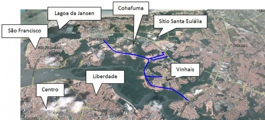 Figura 10. Visualização do percurso da Avenida Expressa