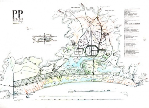 Plano Piloto para a urbanização da baixada compreendida ente a Barra da Tijuca, o Pontal de Sernambetiba e Jacarepaguá. Lucio Costa, 1969