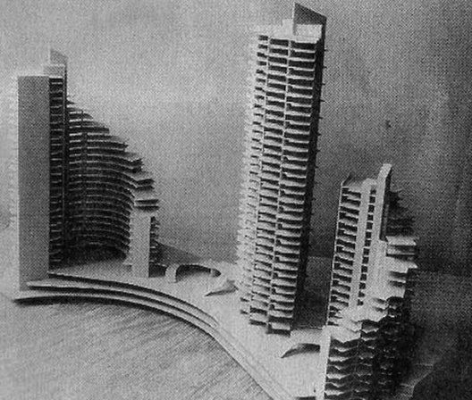 Torres del Parque, maquete da versão final