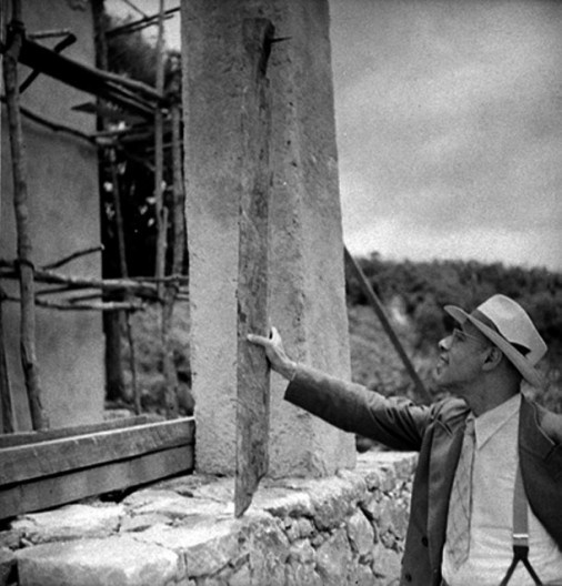 Sítio Santo Antônio, Mário de Andrade em visita ao local em 18 janeiro 1945