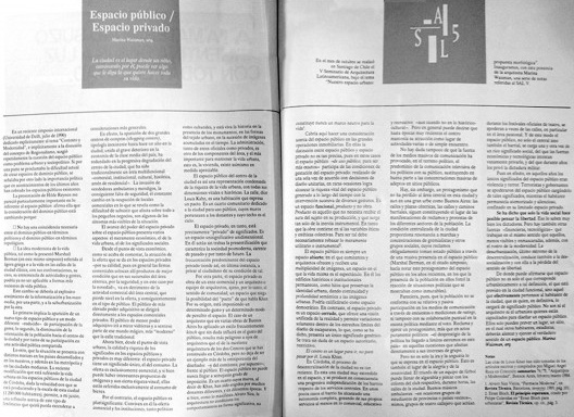 Revista Summa 291, de novembro de 1991, com artigo de Marina Waisman apresentado no V SAL